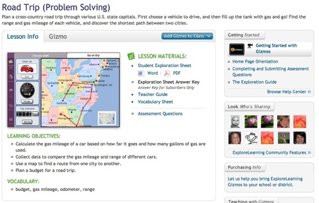 Explorelearning Gizmos Math Science Simulations